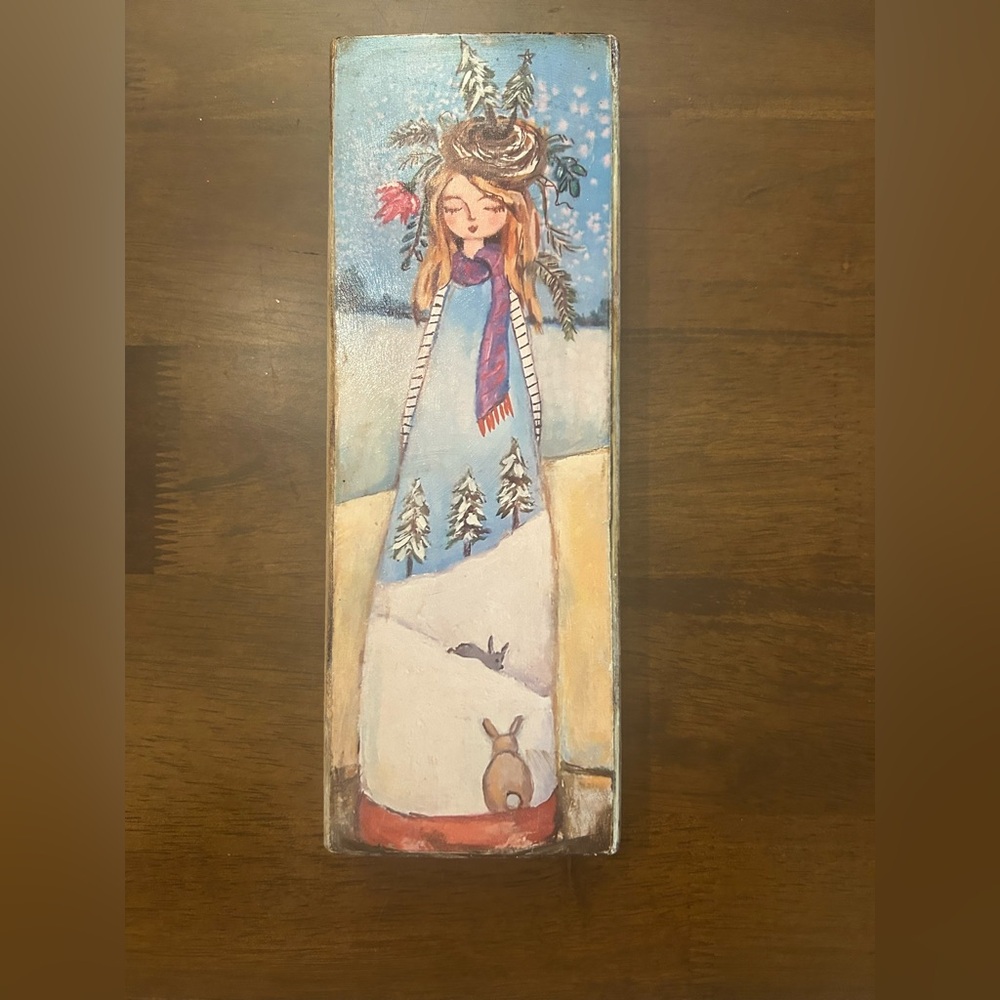 Vikki Weigal art on wood